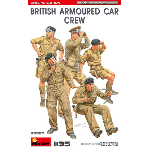 BRITISH ARMOURED CAR CREW. SPECIAL EDITION -35387