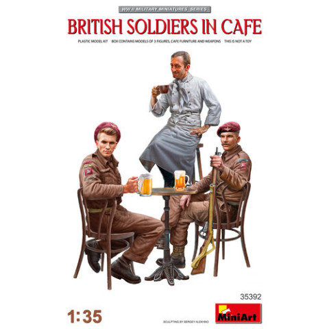 British Soldiers in Cafe -35392