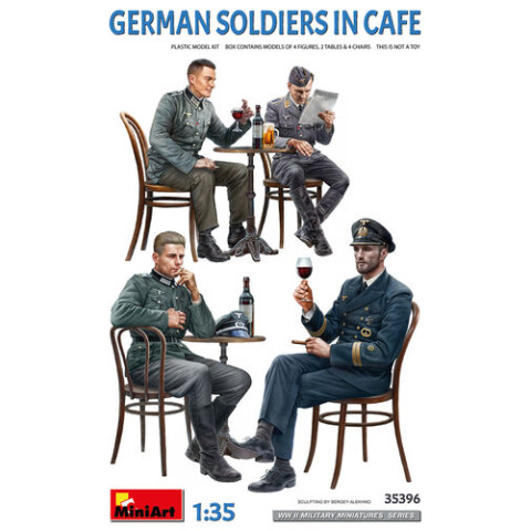 German Soldiers In Cafe -35396