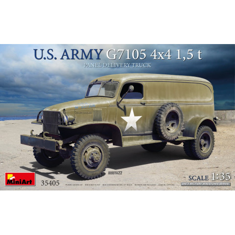 U.S. ARMY G7105 4х4 1,5 t PANEL DELIVERY TRUCK -35405