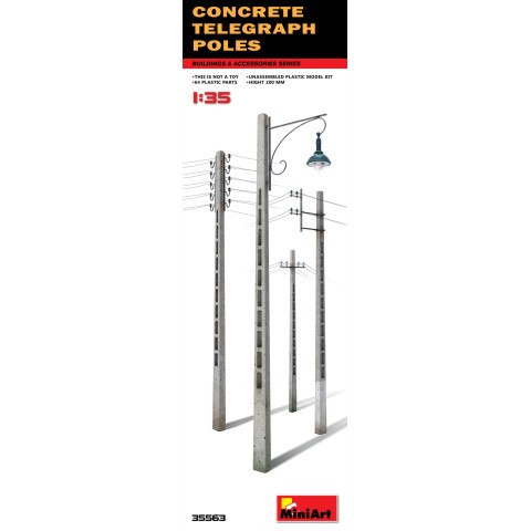 Concrete Telegraph Poles -35563