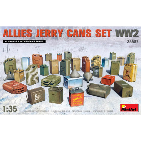 ALLIES JERRY CANS SET WW2 -35587