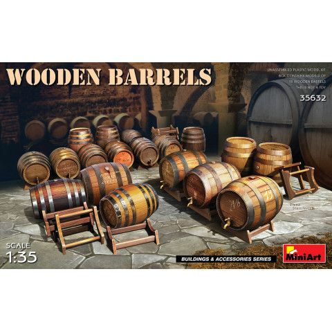 Wooden Barrels -35632