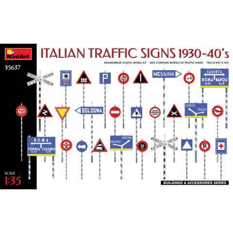 ITALIAN TRAFFIC SIGNS 1930-40’s -35637