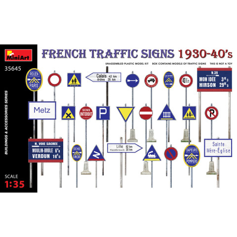 French Traffic Signs 1930-40's -35645