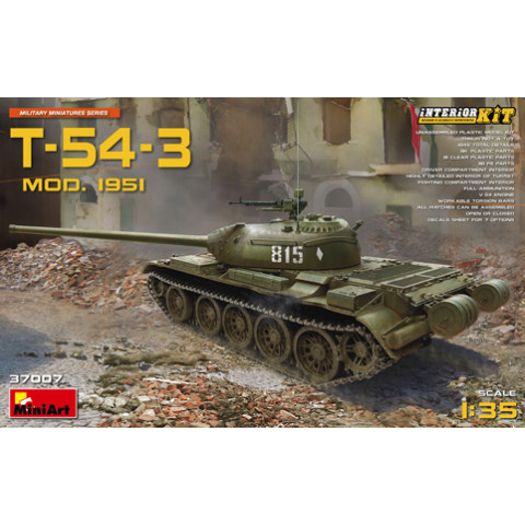 T-54-3 SOVIET MEDIUM TANK. Mod 1951 -37007