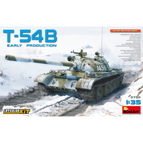 T-54B SOVIET MEDIUM TANK. EARLY PRODUCTION -37011