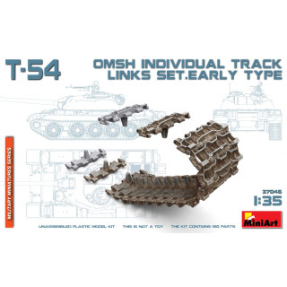 T-54 OMSH INDIVIDUAL TRACK LINKS SET.EARLY TYPE -37046