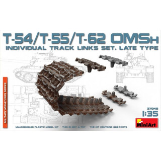 T-54,T-55,T-62 OMSh INDIVIDUAL TRACK LINKS SET. LATE TYPE -37048