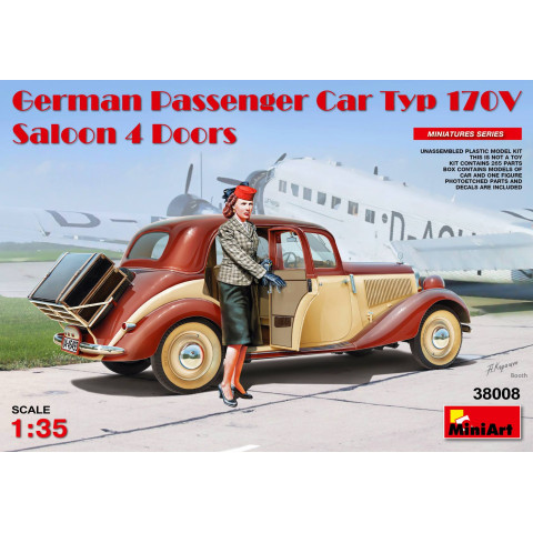 German Passenger Car Type 170V Saloon  4 doors -38008