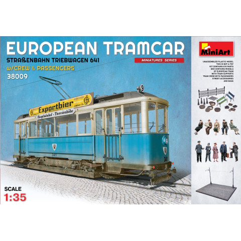 European Tramcar Straßenbahn Triebwagen 641 -38009