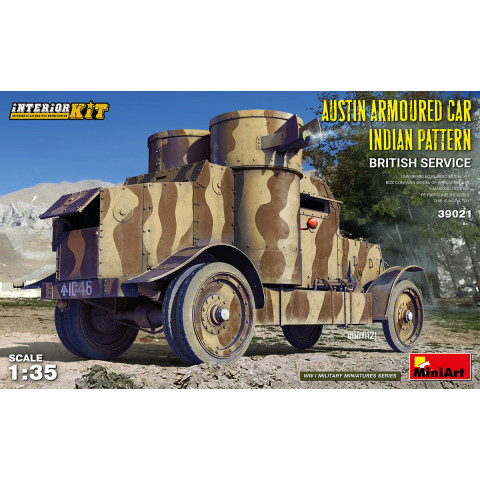 Austin Armoured Car Indian Pattern. British Service. Interior -39021