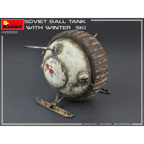 SOVIET BALL TANK w/ WINTER SKI. INTERIOR KIT -40008