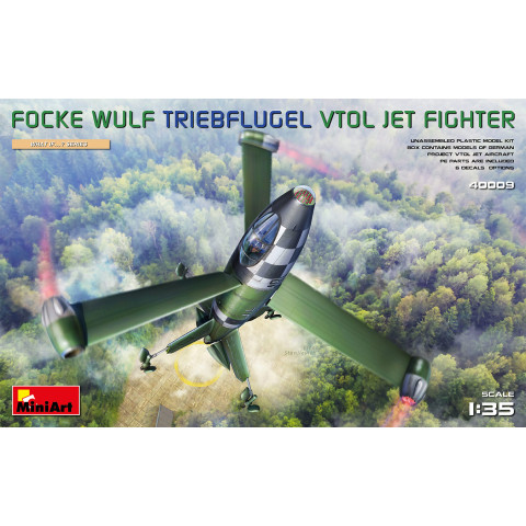 FOCKE WULF TRIEBFLUGEL VTOL JET FIGHTER -40009