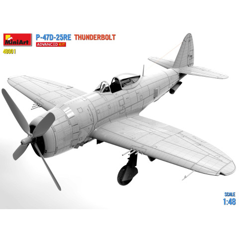 P-47D-25RE Thunderbolt Advanced Kit - Schaal 1/48