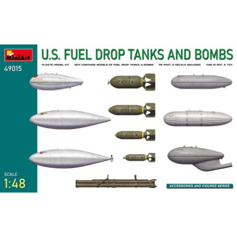 U.S. Fuel Drop Tanks And Bombs -49015
