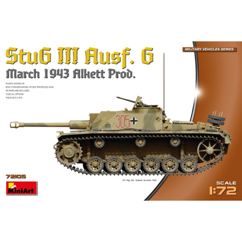 StuG III Ausf. G March 1943 Prod. -72105