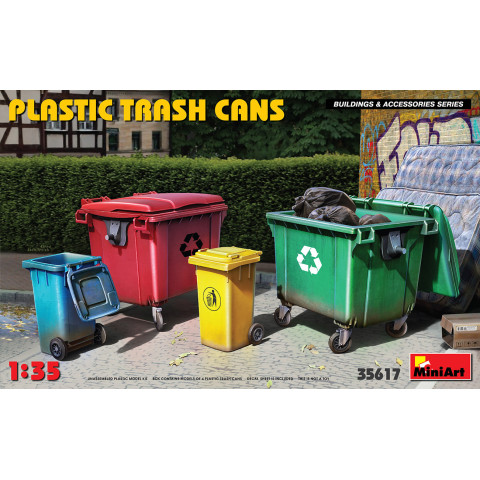 PLASTIC TRASH CAN-35617