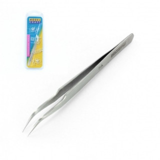 Pincet Extra Fine Curved Stainless Steel Tweezers -PTW2185-7