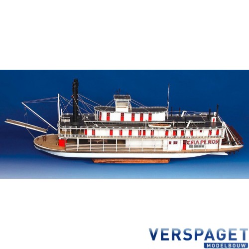 1/48 Chaperon Sternwheel Steamer Model Shipways -MS2190