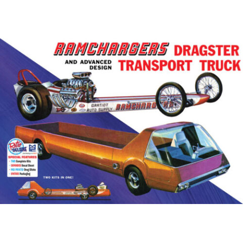 RAMCHARGERS DRAGSTER & TRANSPORTER TRUCK set -970
