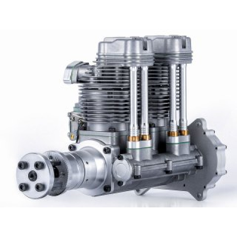 Gas Engine GF 60 i 4 takt 2 cilinder Benzine Motor & Uitlaat -C6190