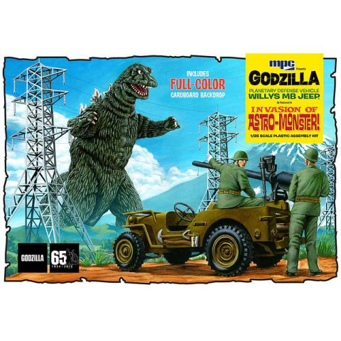 Godzilla & Willy's Army Jeep -882