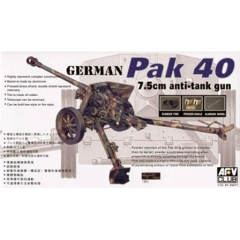 German PaK 40 7,5cm anti-tank gun AF35071