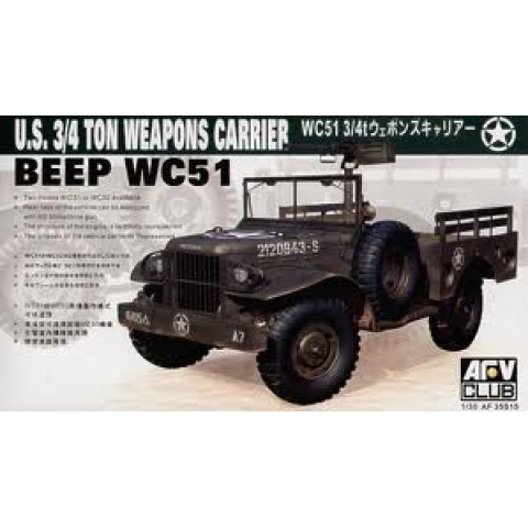 U.S. 3/4 ton Weapons Carrier WC51 Beep AF35S15
