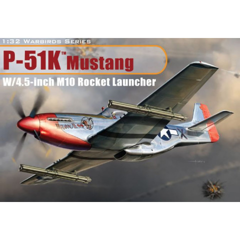 P-51K Mustang w/4.5 inch M10 Rocket Launcher-3224