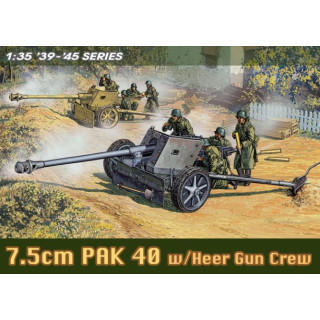 7.5cm Pak 40 w/Heer Gun Crew -6249