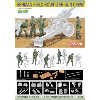 German Field Howitzer Gun Crew -6461