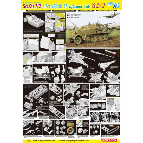 Sd.Kfz.7/2 3.7cm Flak 37 w/Armor Cab -6542