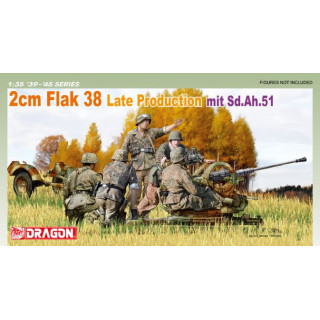 2cm Flak 38 Late Production mit Sd.Ah.51 -6546