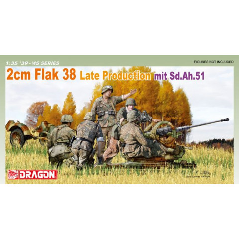 2cm Flak 38 Late Production mit Sd.Ah.51 -6546