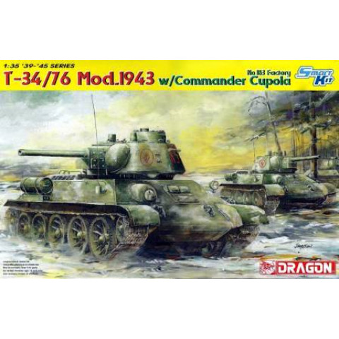 T-34/76 Mod. 1943 w/Commander Cupola -6564