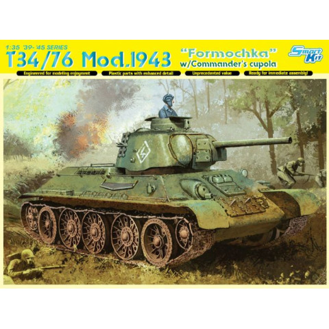 T34 / 76 Mod.1943 "Fomochka" w/Commander Cupola