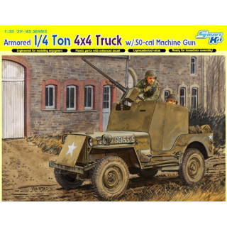 1/4 Ton Armored 4x4 Truck W/.50-Cal Machine Gun