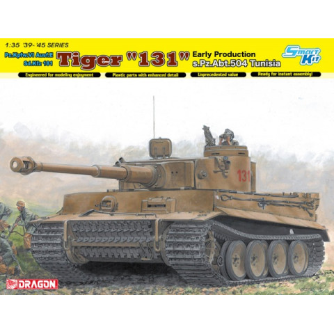 Tiger "131"Early production s.Pz.Abt.501 Tunisia -6820