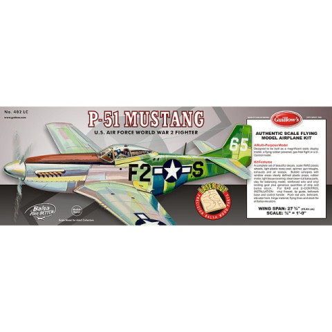 North American P-51 Mustang (Laser Cut) 402LC
