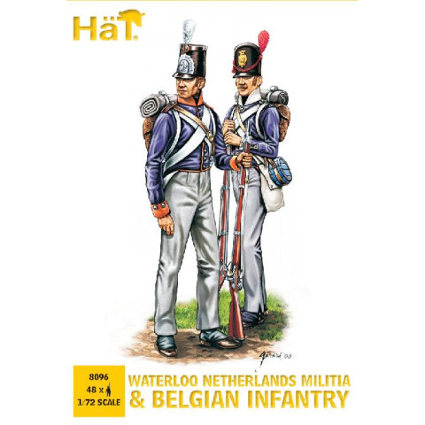 Netherlands Militia and Belgian Infantry -8096