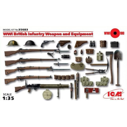 WWI British Infantry Weapons and Equipment -35683