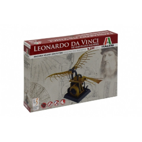 Leonardo Da Vinci Macchina Volante (ORNITOTTERO) - Flying Machine (ORNITHOPTER)