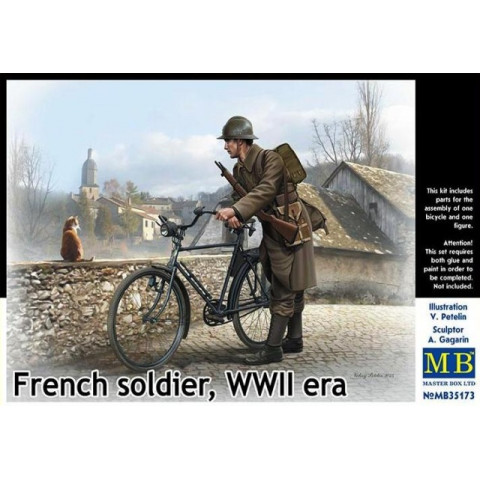French Soldier WWII era -MB35173