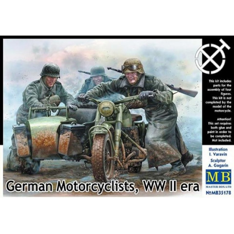 German motorcyclists WW II era -MB35178