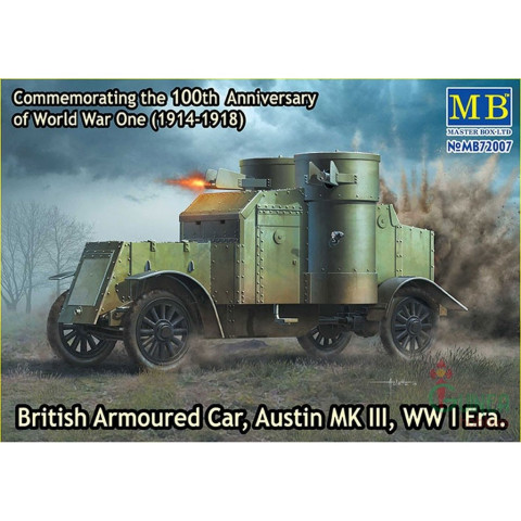 British Armoured CAr,Austin MK III, WW1 ERA