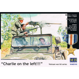 Charlie On The Left" Vietnam War Kit Series 1/35 Militairen Figuren Bouwpakket-MB35105