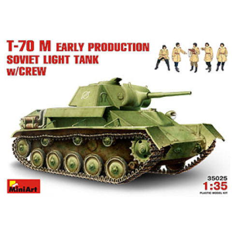 Soviet T-70 M Early Version with Crew-35025