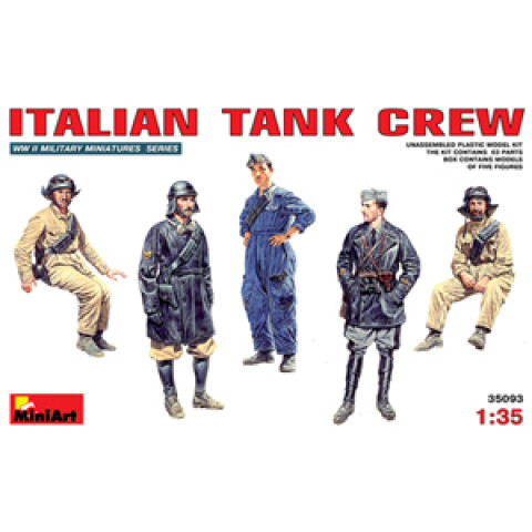 Italian Tank Crew Model Figures-35093