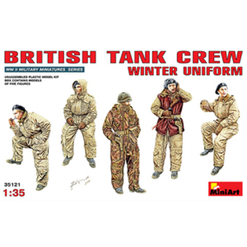 British Tank Crew Winter Uniform Model Figures-35121